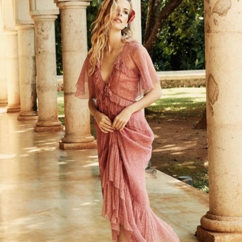 Doen Pink Maxi Dress